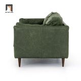 Ghế sofa băng da công nghiệp BT130 Reese 1m9 xanh lá army 