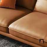  Set ghế sofa văn phòng cao cấp KHQ66 Srender màu cam da giả 