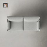  Ghế sofa băng xám trắng BT53 Moab dài 2m1 căn hộ chung cư 