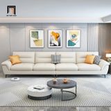  Ghế sofa văng dài phòng khách BT145 Solyn 2m3 trắng kem 