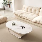  Bàn sofa phòng khách oval mặt đá 1m1 BSF91 Juntura kiểu cong 