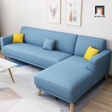  Ghế sofa góc L cho văn phòng nhỏ GT126 Torre 2m5 x 1m45 giá rẻ 