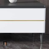  Bàn sofa chữ nhật 1m x 50 mặt đá sang trọng BSF46 Lamoa 