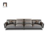  Ghế sofa băng vải nỉ nhung BT342 Numan 2m5 màu xám đậm 