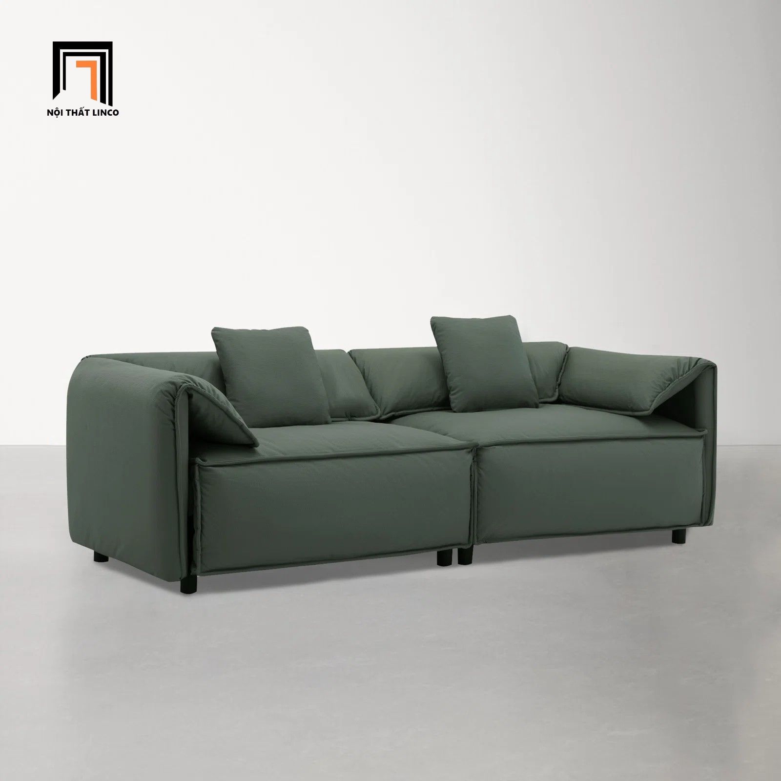  Ghế sofa băng dài 2m da công nghiệp BT88 Kassy cho nhà nhỏ 