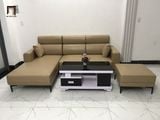  Bộ ghế sofa góc gia đình GT230 Gangi 2m4 x 1m6 da Pu màu sữa 