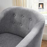  Ghế sofa đơn cho phòng ngủ DT7 Dreer màu muối tiêu xám trắng 