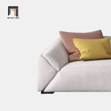  Ghế sofa văng hiện đại BT298 Orizaba dài 2m6 xám trắng nỉ 
