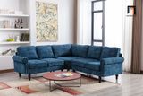  Bộ ghế sofa góc sang trọng 2m4 x 2m4 GT68 Winston vải nỉ 