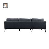  Bộ ghế sofa góc L GT76 2m2 x 1m6 Harun cho gia đình xám đen 