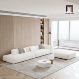  Sofa chữ U cho chung cư hiện đại UT24 Dayton 3m2 xám trắng 