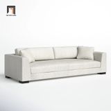  Ghế sofa văng dài phòng khách BT77 Chesee dài 2m2 xám trắng 