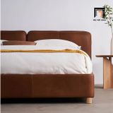  Giường ngủ đẹp cho chung cư GN44 Itotia da công nghiệp nâu 