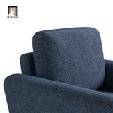  Ghế sofa đơn gia đình thư giãn DT100 Arsaluis màu xanh đậm nỉ 
