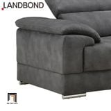  Bộ ghế sofa góc L hiện đại GT87 Landbond 2m6 x 1m6 vải nhung nỉ 