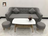  Bộ ghế sofa băng giá rẻ dài 1m9 BGN xám ghi trắng 