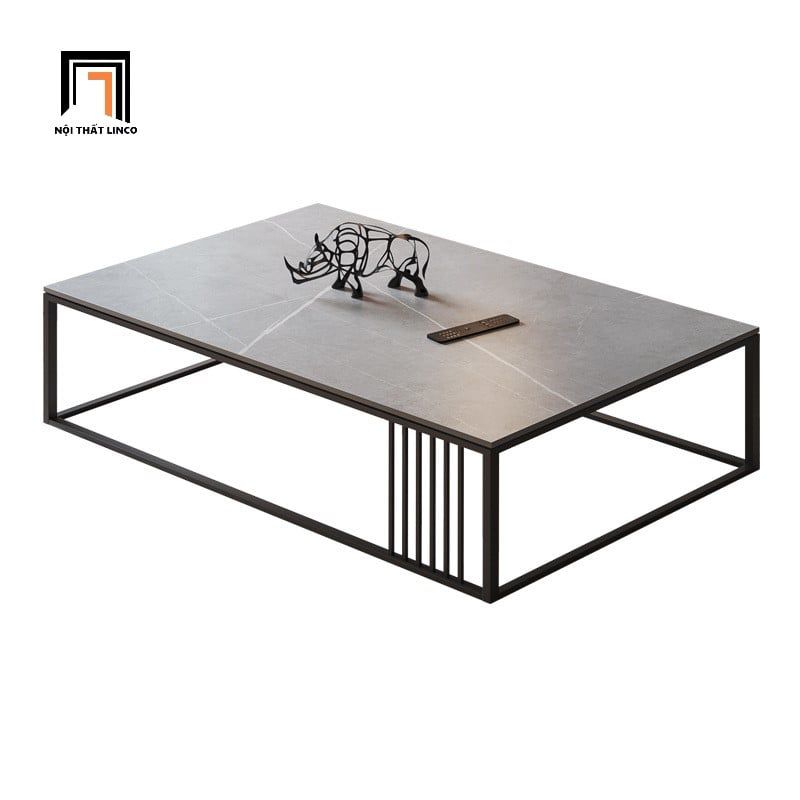  Bàn sofa giá rẻ mặt đá xám chữ nhật BSF83 Smartee 1m2 x 60 