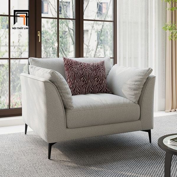 ghế sofa đơn ngồi đọc sách vải nỉ