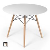  Bộ bàn ăn hình tròn 4 ghế nhựa 3-OC4-GCF1-B2 phòng bếp nhỏ 