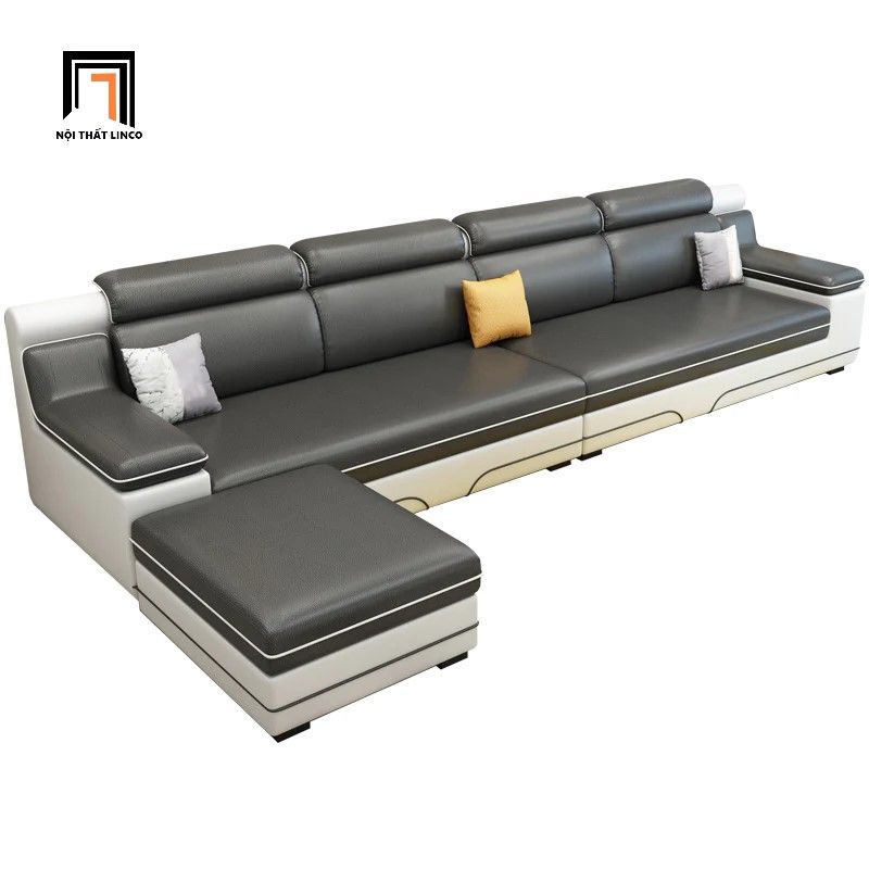  Ghế sofa góc chữ L hiện đại GT113 Chino dài 3m2 x 1m5 giá rẻ 