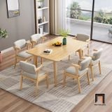 Set bàn ghế ăn phòng bếp gia đình 24-KH6-G43-B108 hiện đại 
