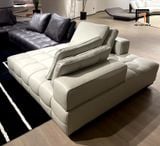  Bộ ghế sofa chữ U sang trọng UT24 Seneca 3m5 phối màu da giả 