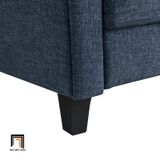  Ghế sofa đơn gia đình thư giãn DT100 Arsaluis màu xanh đậm nỉ 