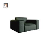  Ghế sofa đơn sang trọng văn phòng DT64 Perry da Pu xanh lá 