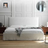  Giường ngủ bọc vải nỉ hiện đại GN55 Evan cho phòng ngủ nhỏ 