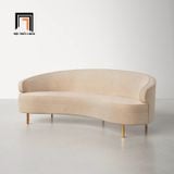  Ghế sofa băng cong BT23 Neville dài 2m2 vải nỉ kiểu dáng đẹp 