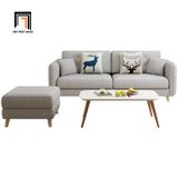  Bộ ghế sofa văn phòng giá rẻ KT92 Hanna màu xám ghi trắng 