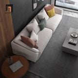  Ghế sofa văng hiện đại BT298 Orizaba dài 2m6 xám trắng nỉ 