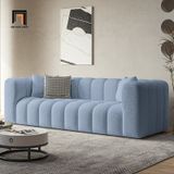  Bộ sofa vải lông cừu xinh xắn KT70 Kaisei nệm ngồi chia múi 