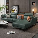  Bộ ghế sofa góc L gật gù GT212 Khalaf 3m x 1m6 da công nghiệp 