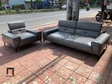  Bộ ghế sofa gật gù KT141 Weta da giả bóng cho phòng khách 