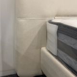  Giường ngủ hiện đại 1m6 x 2m GN74 Bagos bọc vải xám trắng 