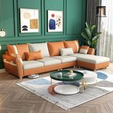  Bộ ghế sofa góc gia đình GT127 Pedley 3m x 1m6 phối màu vải 