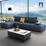  Ghế sofa góc chữ L giá rẻ GT160 Iberia 2m8 x 1m6 vải nỉ bố 