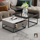  Cặp bàn sofa mặt vuông cao cấp BSF23 Copeheim cho căn hộ 