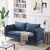  Ghế sofa băng nhỏ gọn BT87 Calla dài 1m9 vải nỉ màu cam 
