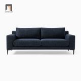  Ghế sofa băng dài 2m màu xanh đậm BT119 Harper vải nỉ bố 