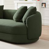  Ghế sofa băng cong BT181 Angie dài 2m vải nỉ xinh xắn 