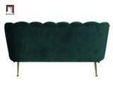  Ghế sofa băng cong xinh xắn BT86 Sans 2m2 màu xanh lá 
