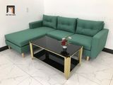  Bộ bàn ghế sofa góc 2m2 x 1m6 phòng khách xanh ngọc giá rẻ 