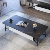  Bàn sofa phòng khách hiện đại BSF8 Camis 1m1 x 55 mặt đá đen 