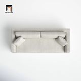  Ghế sofa văng dài phòng khách BT77 Chesee dài 2m2 xám trắng 