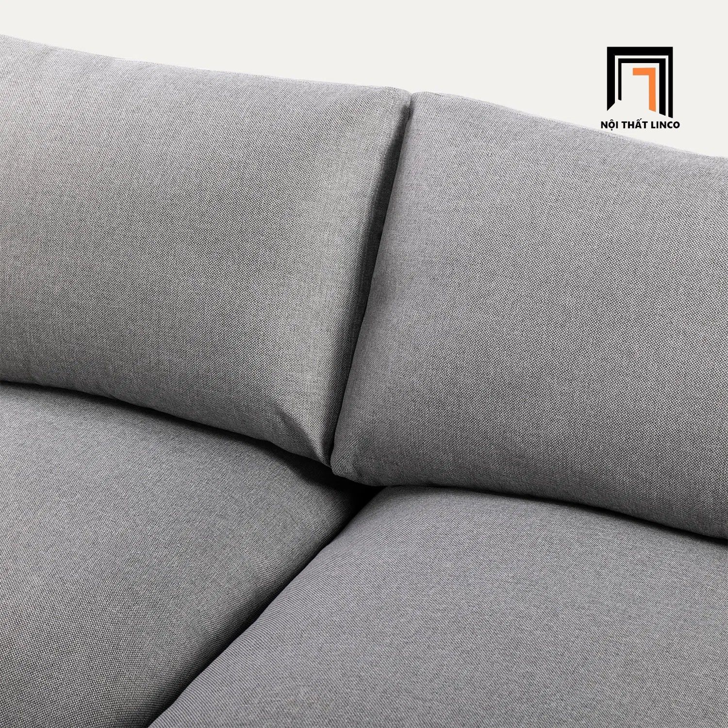  Bộ ghế sofa góc chữ U GT22 Ushape 2m8 x 1m6 màu xám đen 