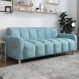  Ghế sofa băng giá rẻ nệm chia múi BT139 Guling 1m75 vải nhung 