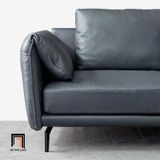  Bộ ghế sofa góc L 3m x 1m6 GT147 Santafe da công nghiệp xám đậm 