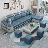  Bộ ghế sofa góc chữ L GT179 Attica 3m x 1m6 phòng khách lớn 